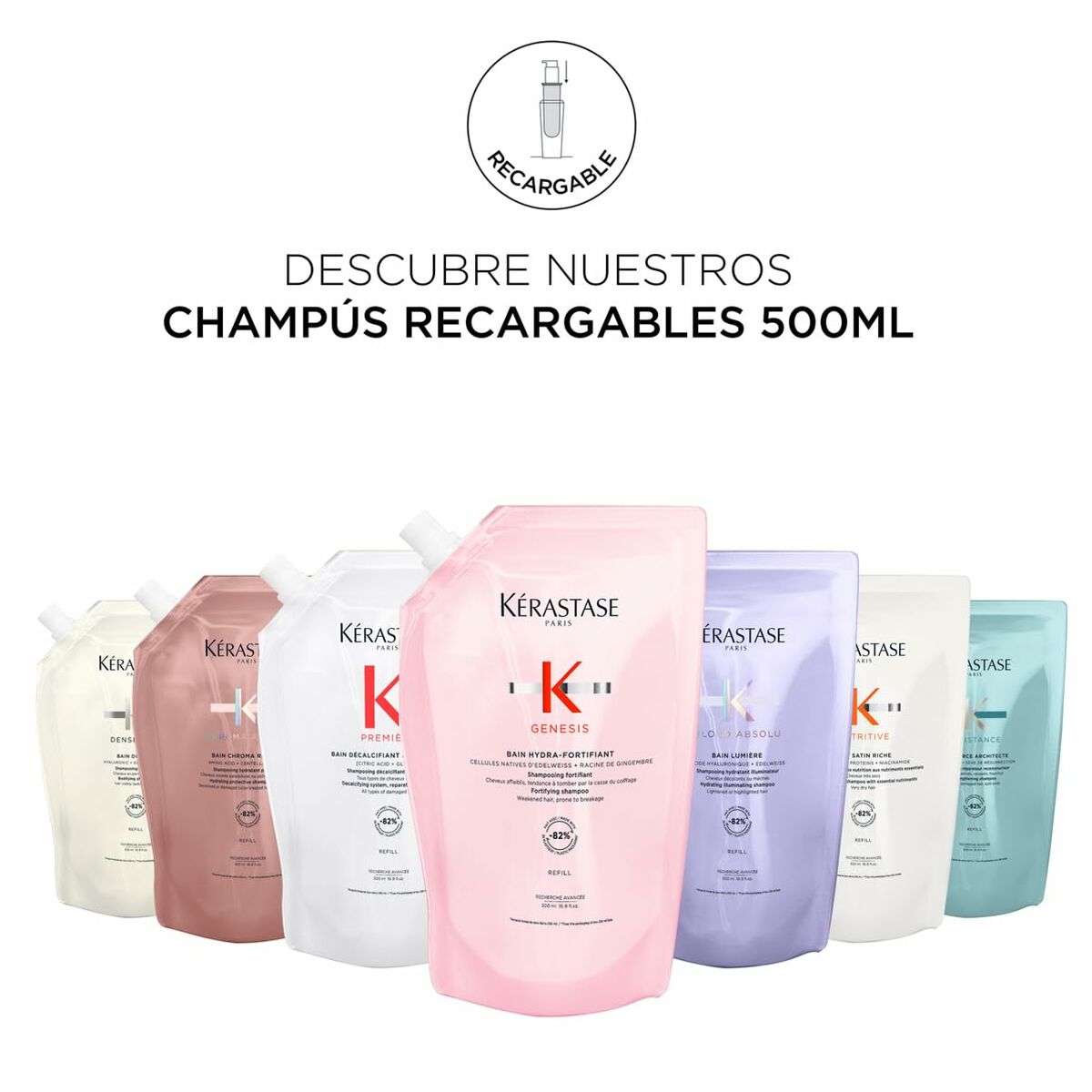 Shampoo Kerastase CHROMA ABSOLU 500 ml for Women shampoo bottle