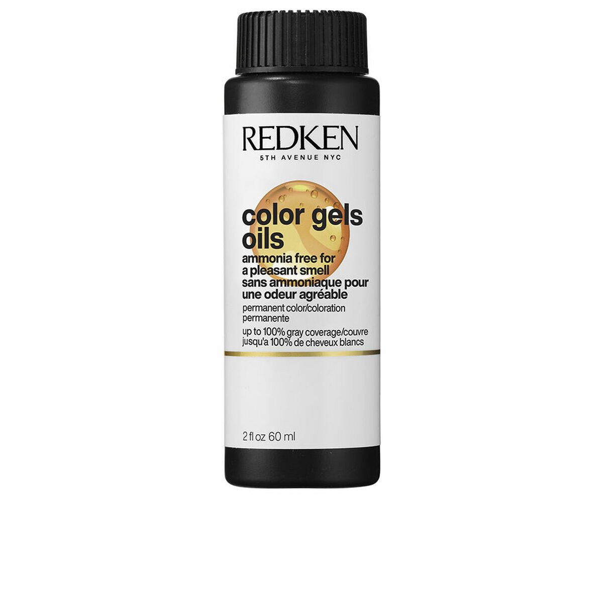 Permanent Colour Redken COLOR GEL OILS Nº 7NW - 7.03 3 X 60 ml skincare packaging