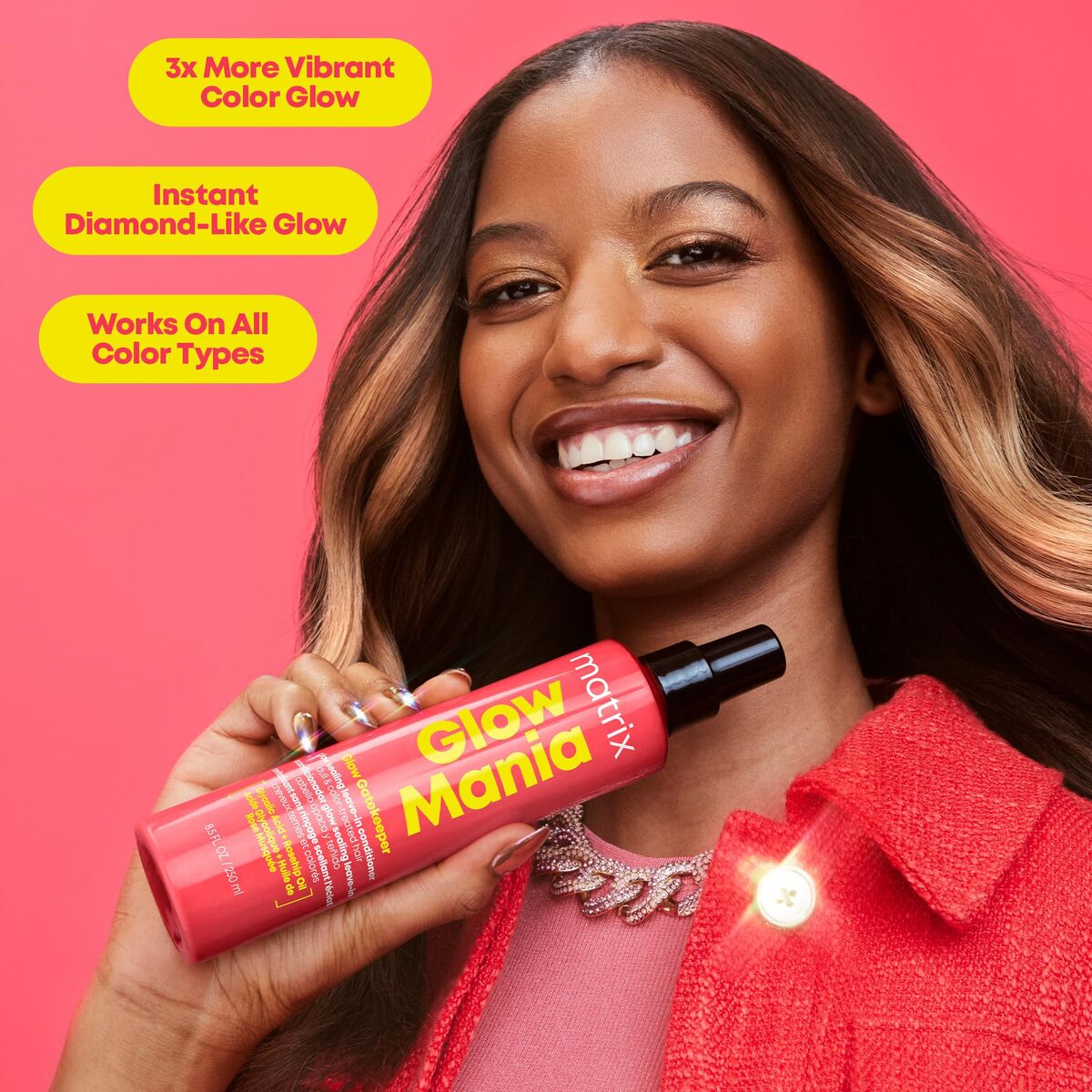Conditioner Matrix Glow Mania 250 ml conditioner bottle