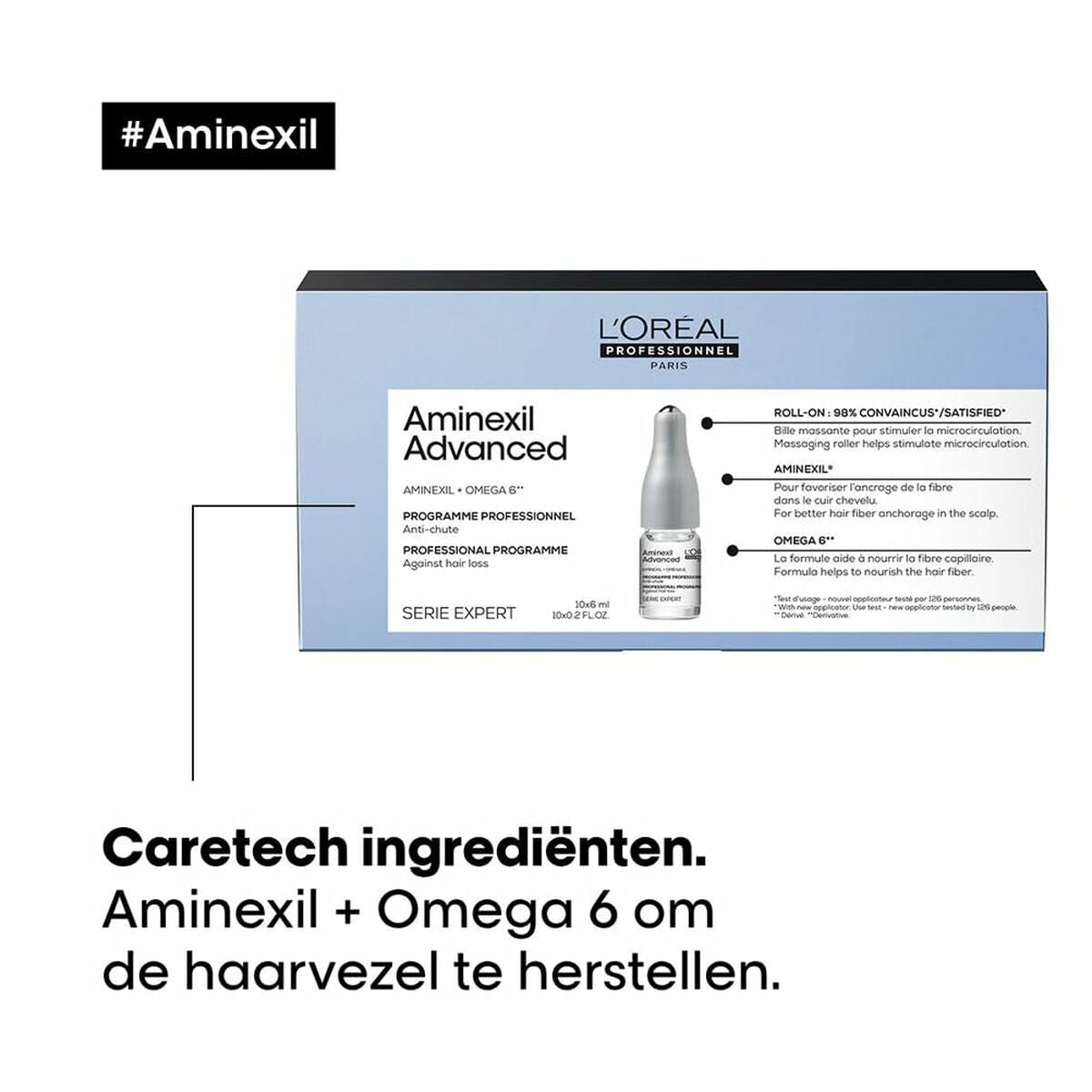 Anti-Hair Loss Ampoulles L'Oreal Professionnel Paris AMINEXIL ADVANCED product packaging