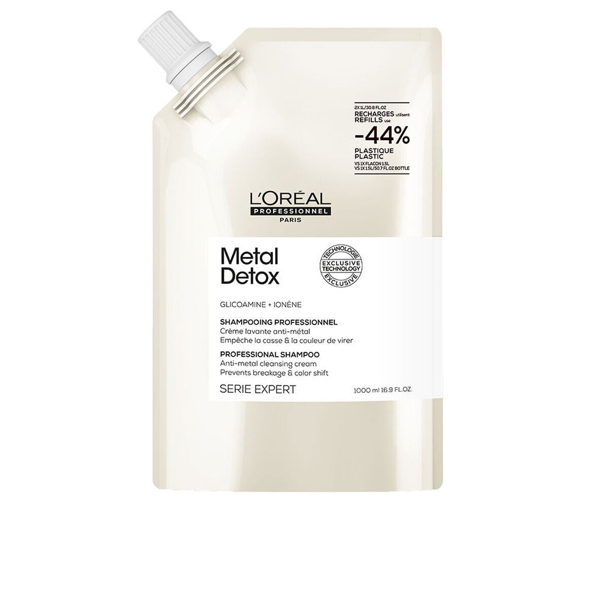 Shampoo L'Oreal Professionnel Paris METAL DETOX 1 L shampoo bottle