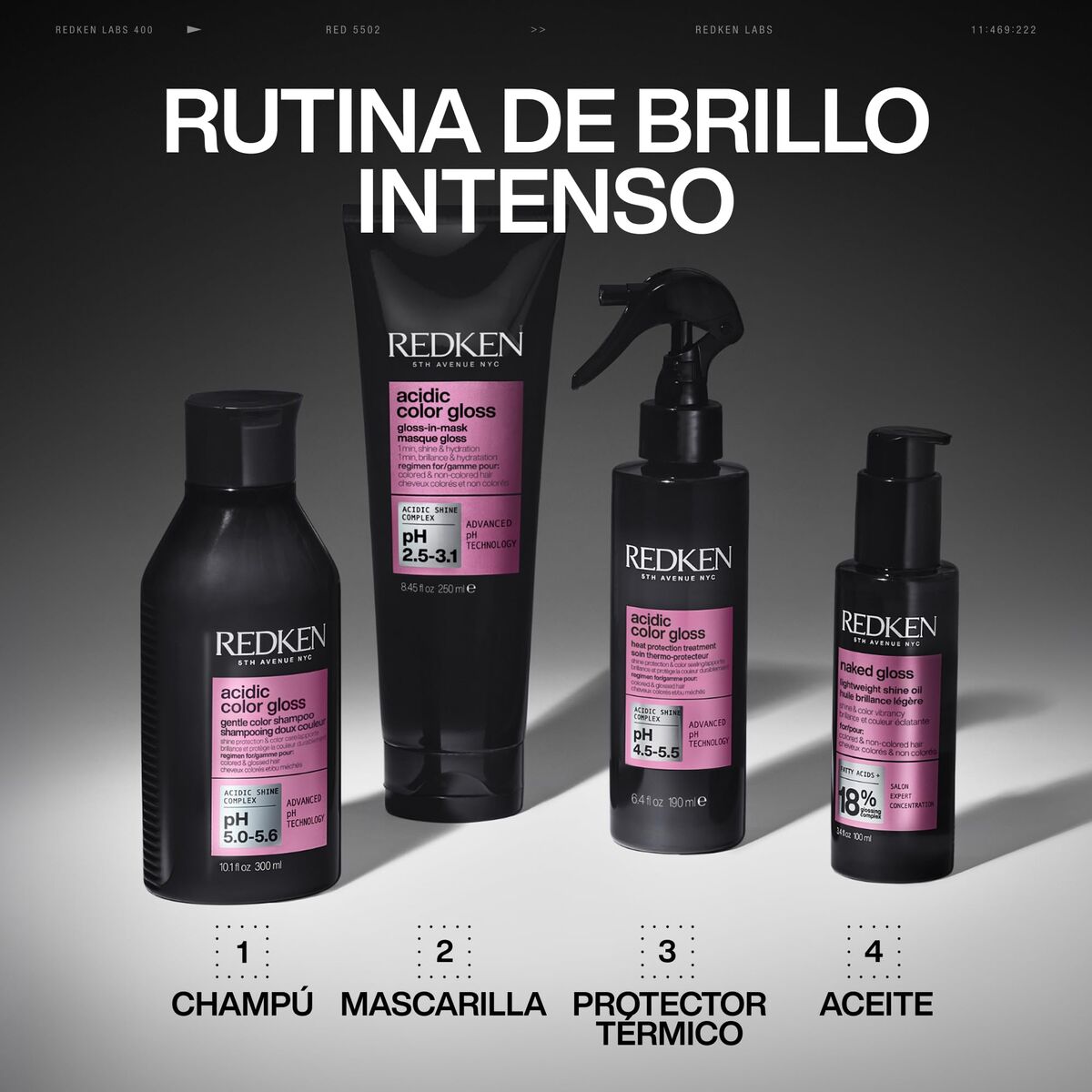 Hair Mask Redken ACIDIC COLOR GLOSS 250 ml hair mask packaging