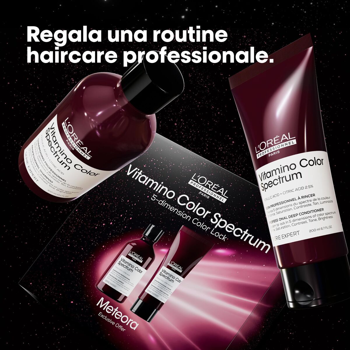 Hair Dressing Set L'Oreal Professionnel Paris VITAMINO COLOR SPECTRUM 2 Pieces product packaging