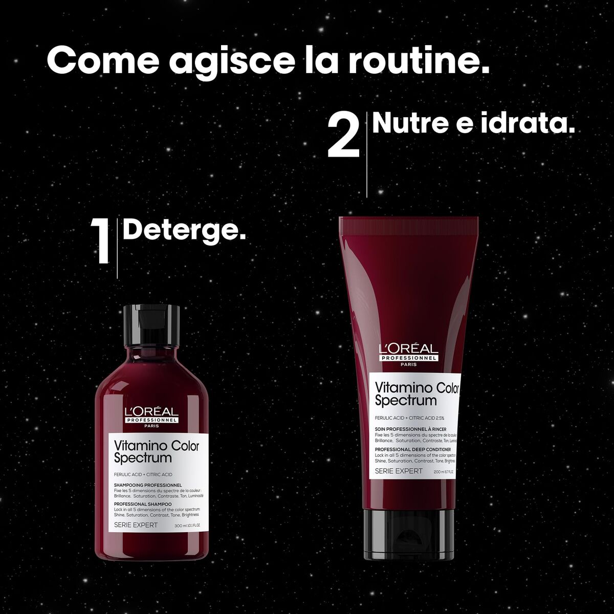 Hair Dressing Set L'Oreal Professionnel Paris VITAMINO COLOR SPECTRUM 2 Pieces product packaging