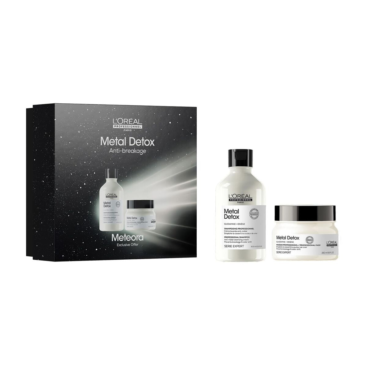 Hair Dressing Set L'Oreal Professionnel Paris METAL DETOX 2 Pieces product packaging