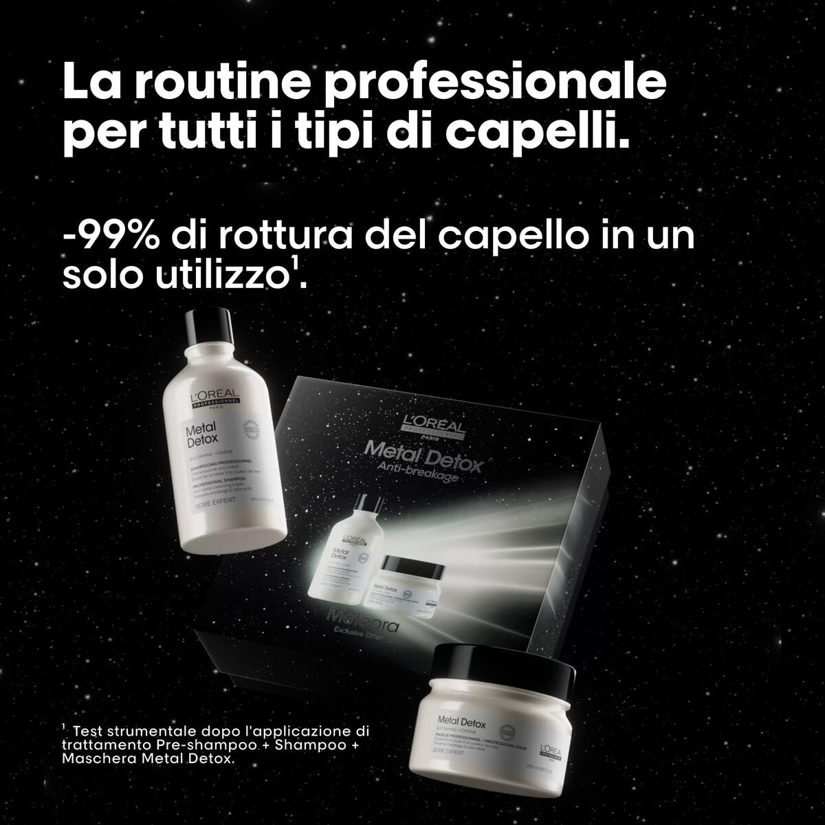 Hair Dressing Set L'Oreal Professionnel Paris METAL DETOX 2 Pieces product packaging