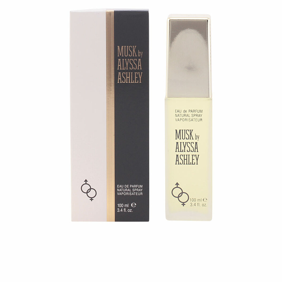 Unisex Perfume Alyssa Ashley EDP 100 ml Musk bottle