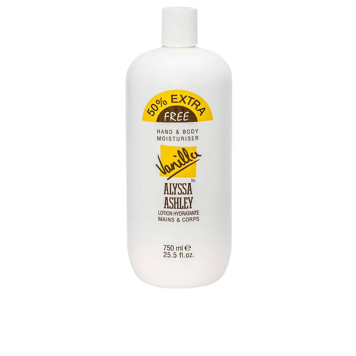 Body Lotion Alyssa Ashley Vanilla 750 ml for Women skincare packaging