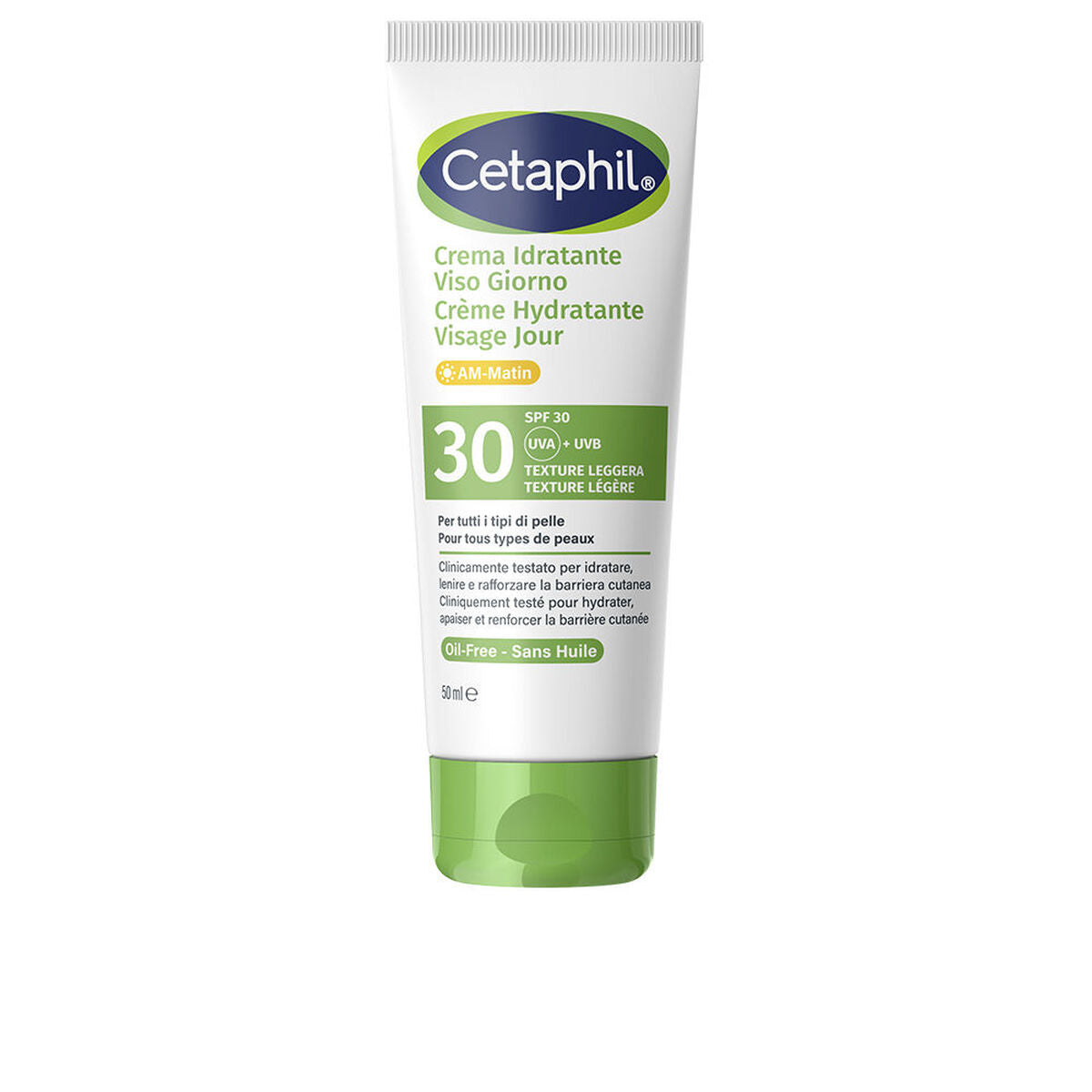 Hydrating Facial Cream Cetaphil CETAPHIL HIDRATANTE Spf 30 50 ml skincare packaging