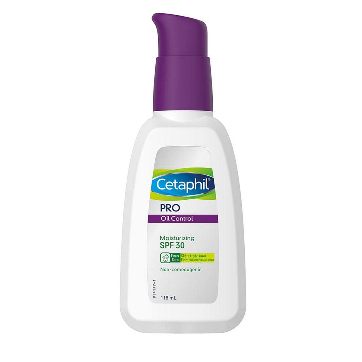 Hydrating Facial Cream Cetaphil Pro Oil Control Spf 30 118 ml for Women skincare packaging