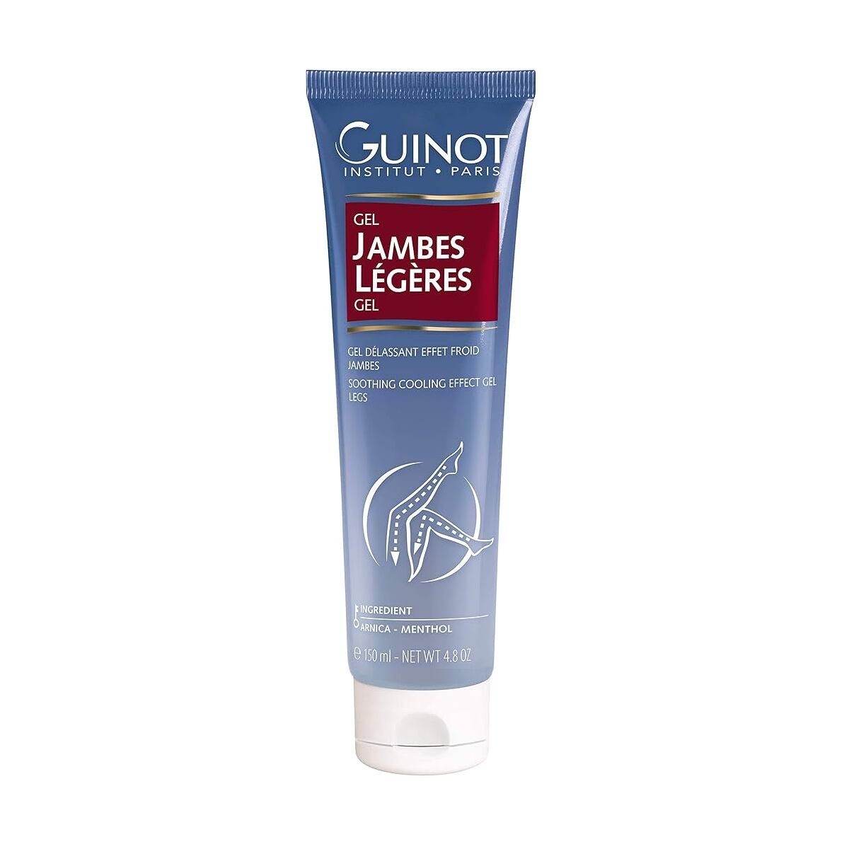 Tired Leg Gel Guinot 150 ml skincare packaging