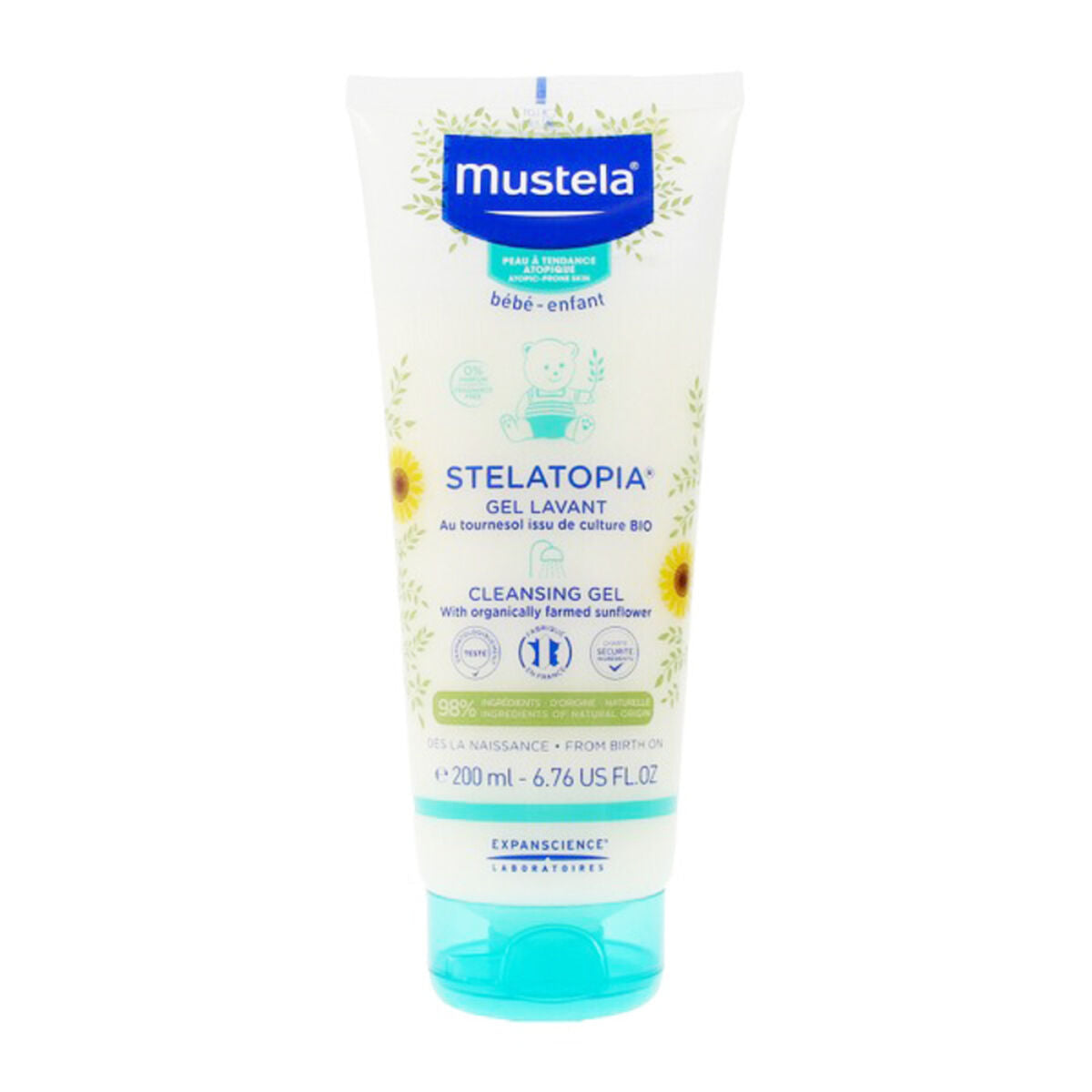 Bath Gel Stelatopia Mustela skincare packaging