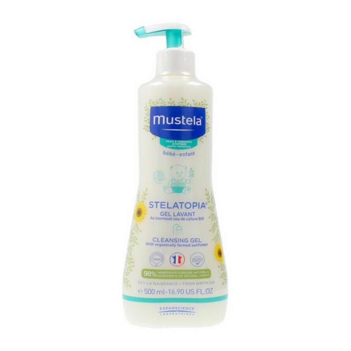 Bath Gel Stelatopia Mustela skincare packaging