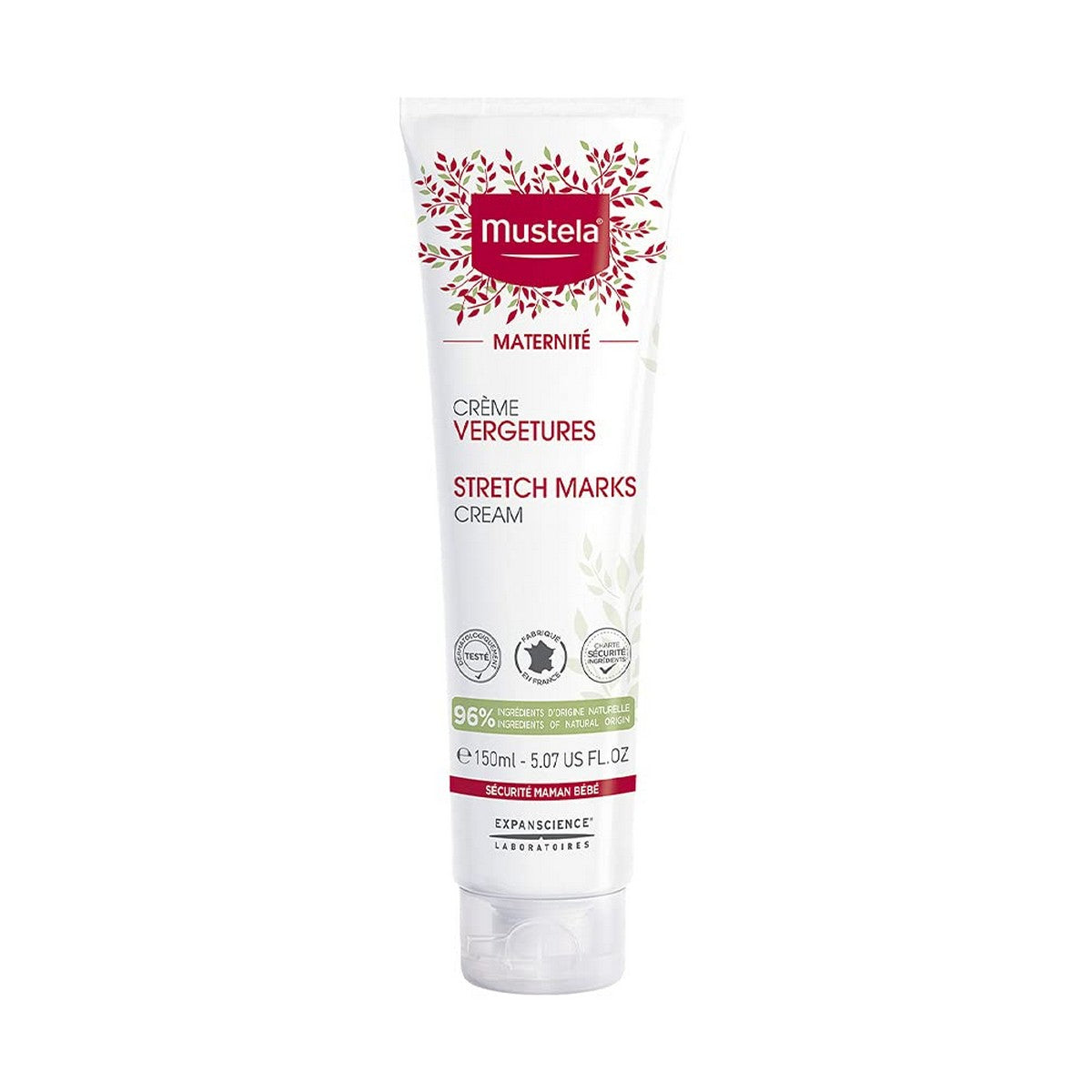 Anti-Stretch Mark Cream Mustela Maternité 150 ml for Women skincare packaging