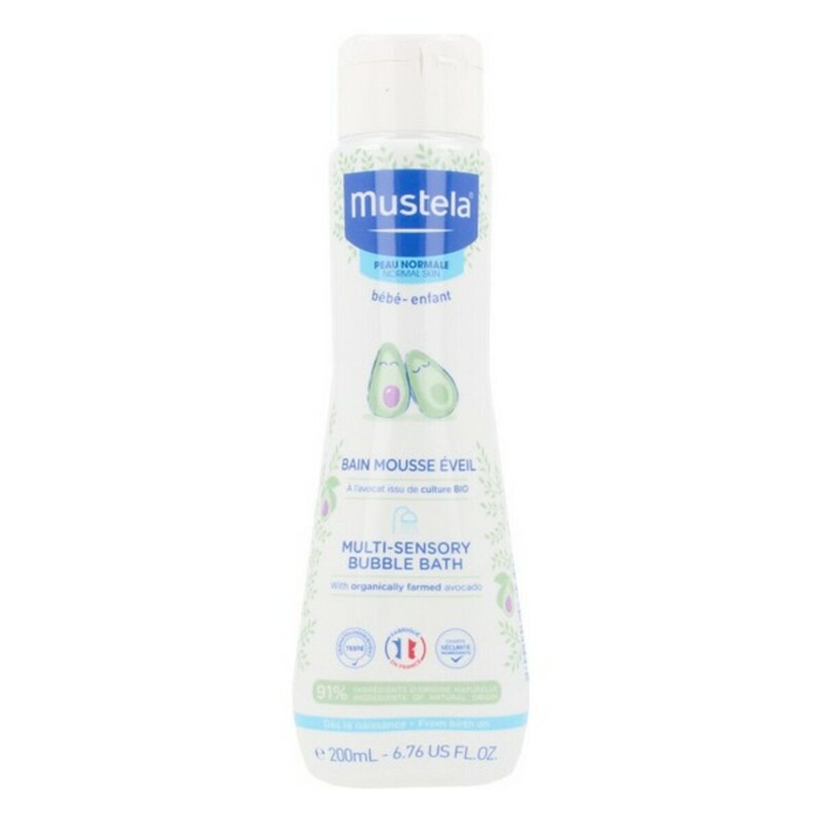 Shower Gel Mustela R056221 200 ml skincare packaging