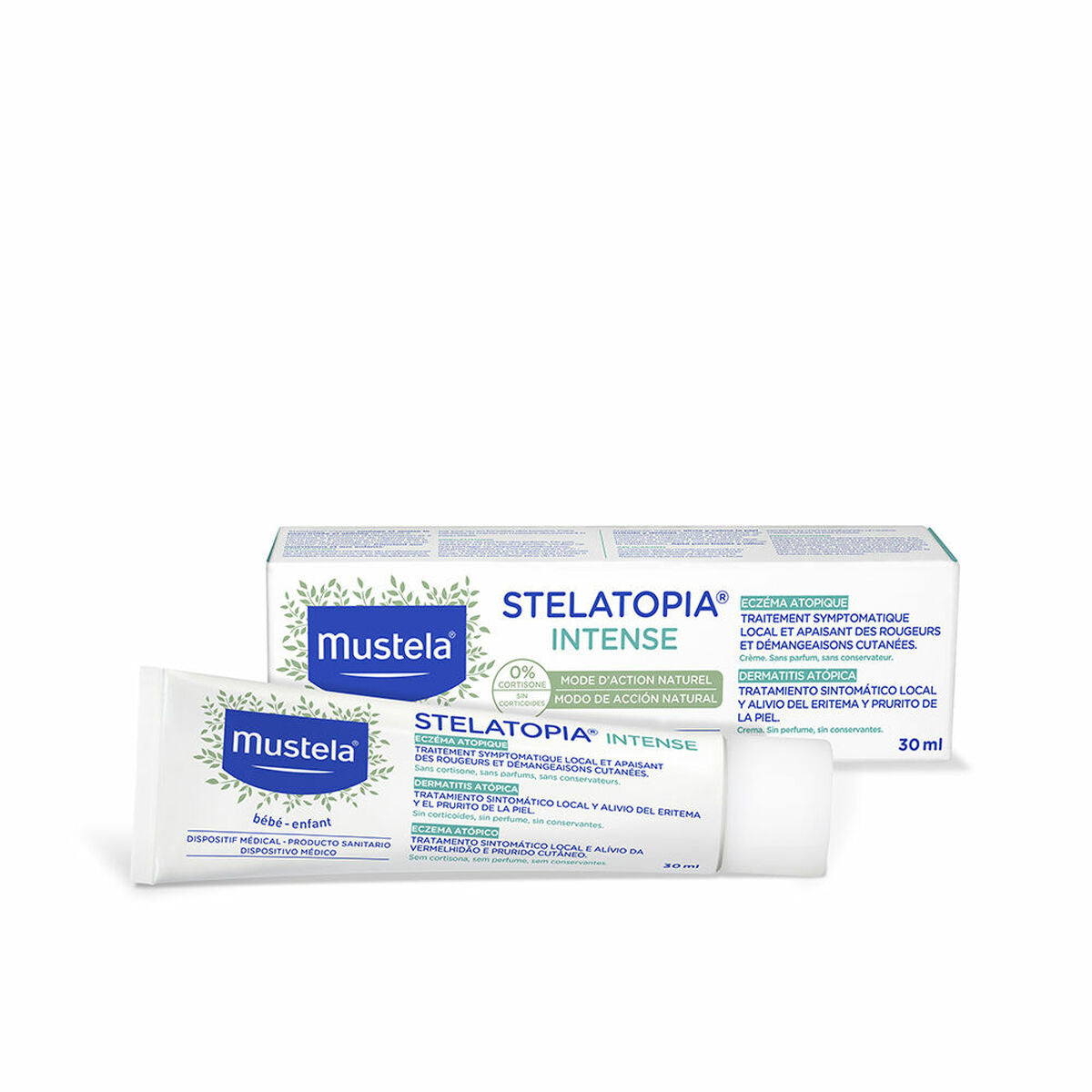 Body Cream Mustela Stelatopia Intense 30 ml skincare packaging