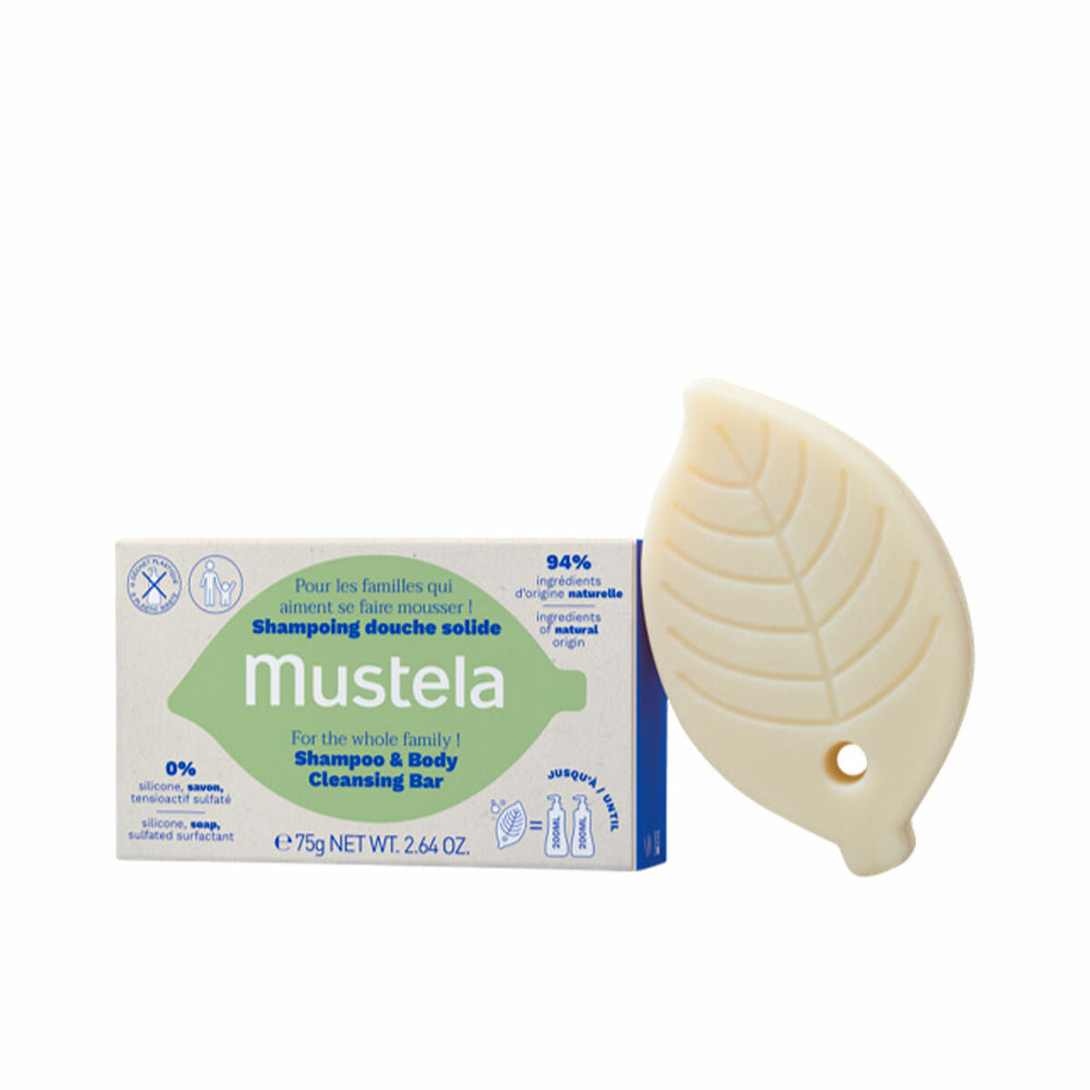 Shampoo Bar Mustela Bio 75 g for Women shampoo bottle