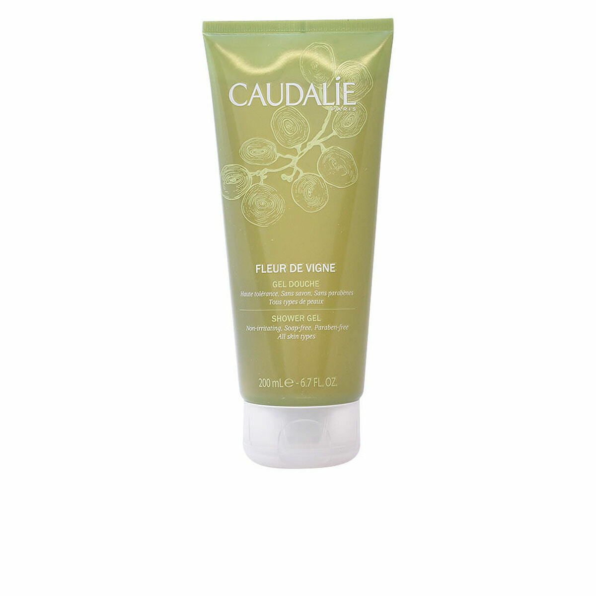 Shower Gel Caudalie 200 ml for Women skincare packaging