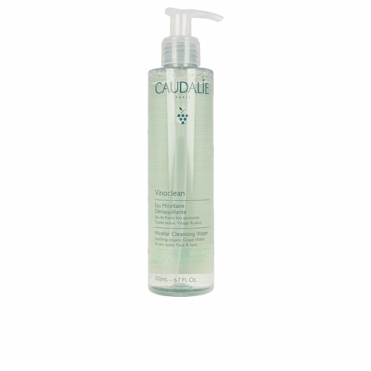 Facial Cream Caudalie Eau Micellaire 200 ml for Women skincare packaging
