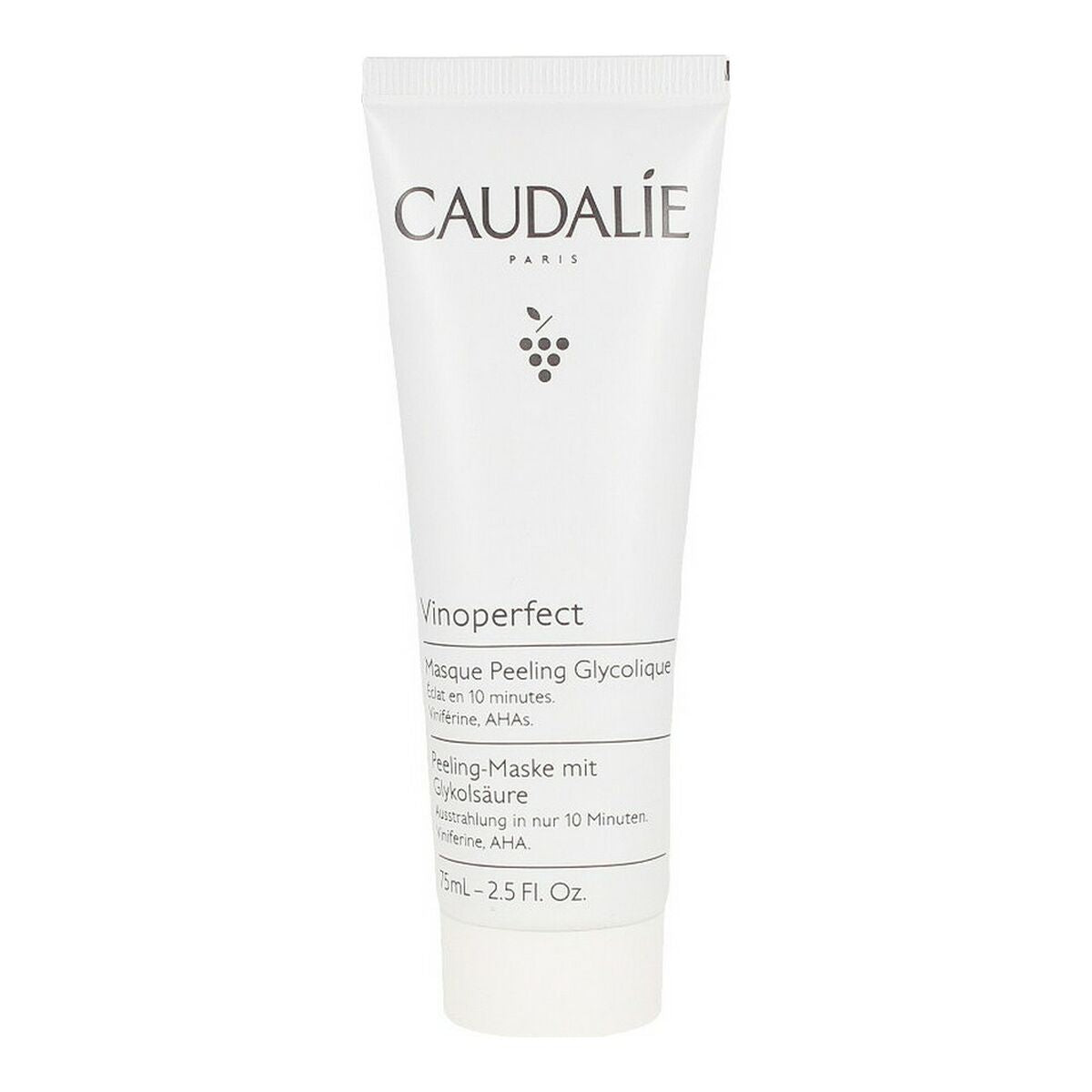 Glycolic Peeling Mask Caudalie Masque Peeling 75 ml for Women mask packaging