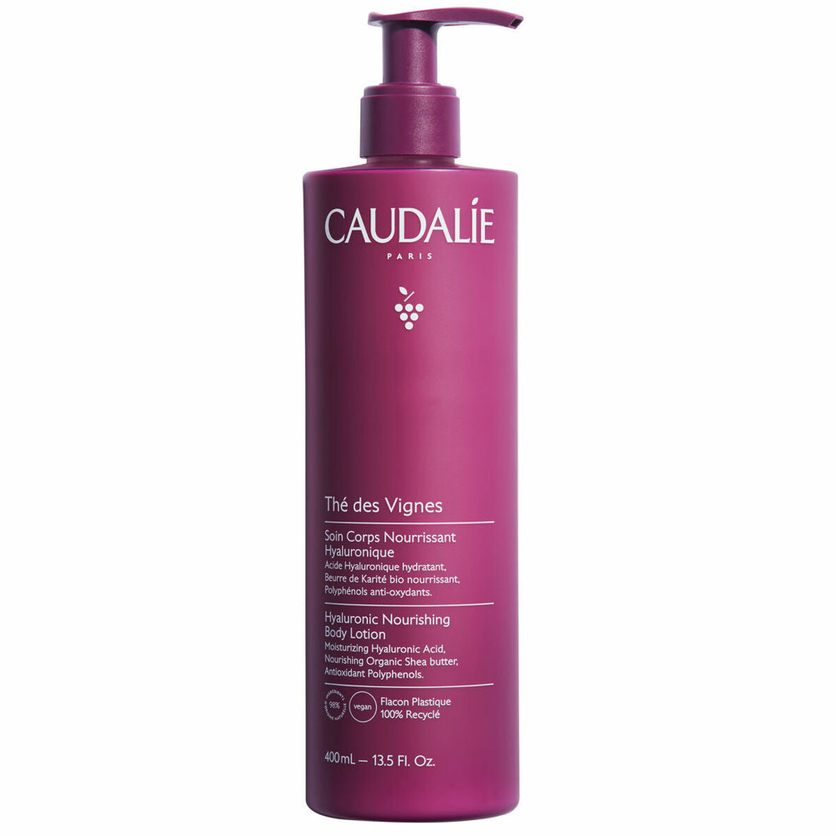 Body Lotion Caudalie THÉ DES VIGNES 400 ml for Women skincare packaging