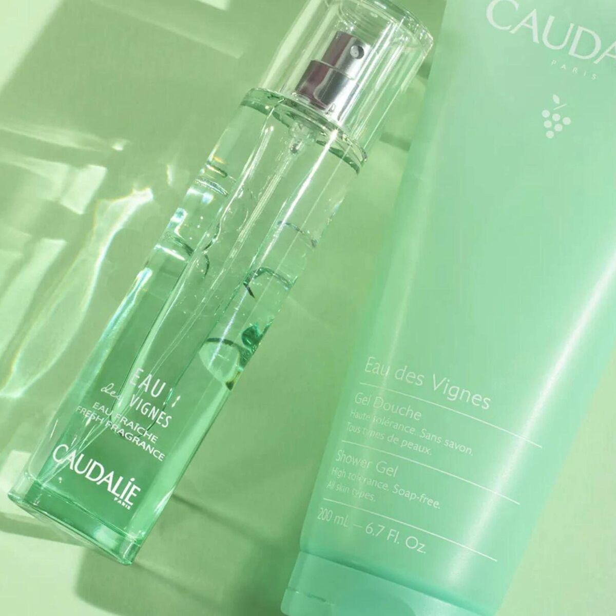 Perfumed Shower Gel Caudalie Eau Des Vignes 200 ml skincare packaging
