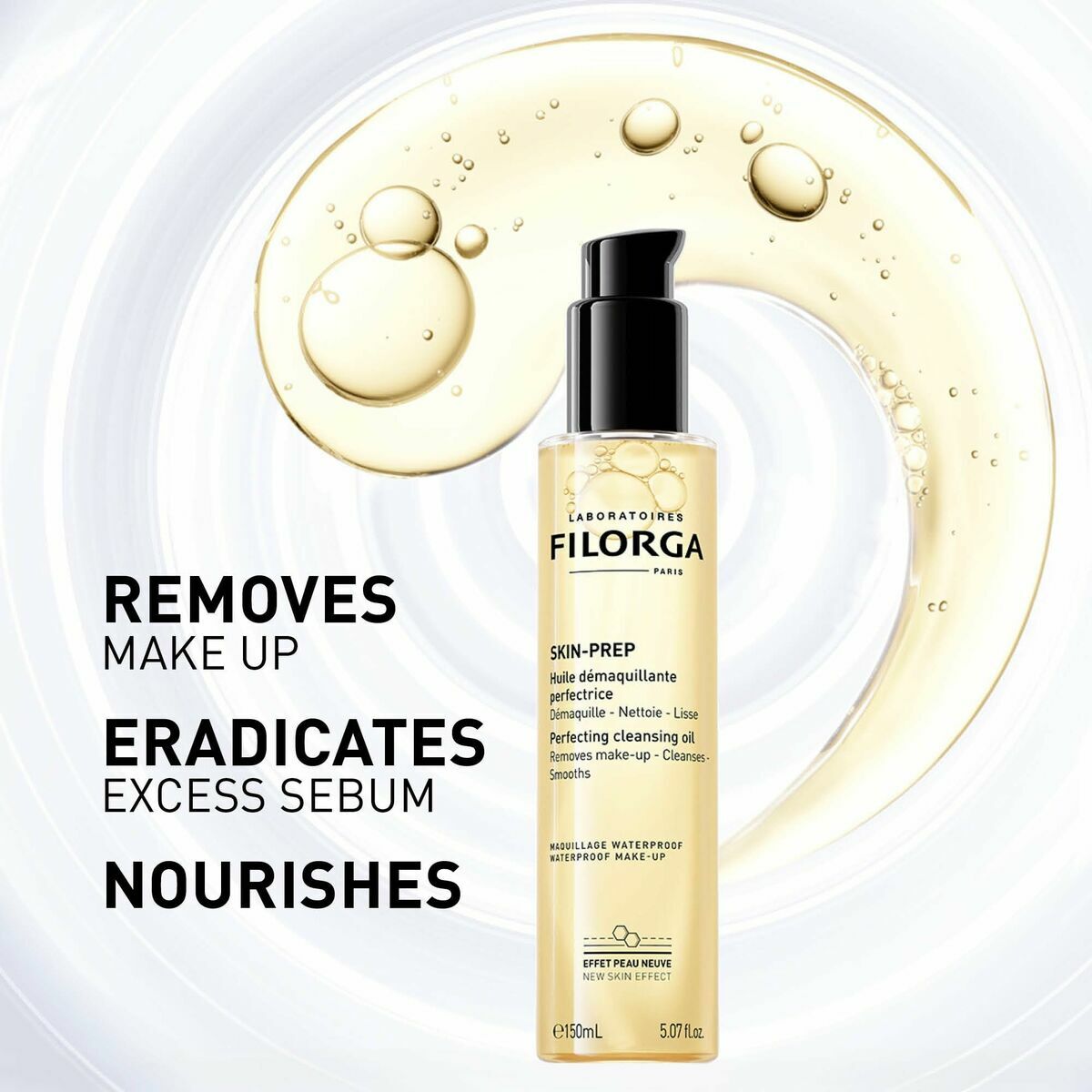 Facial Make Up Remover Filorga SKIN-PREP 150 ml product packaging