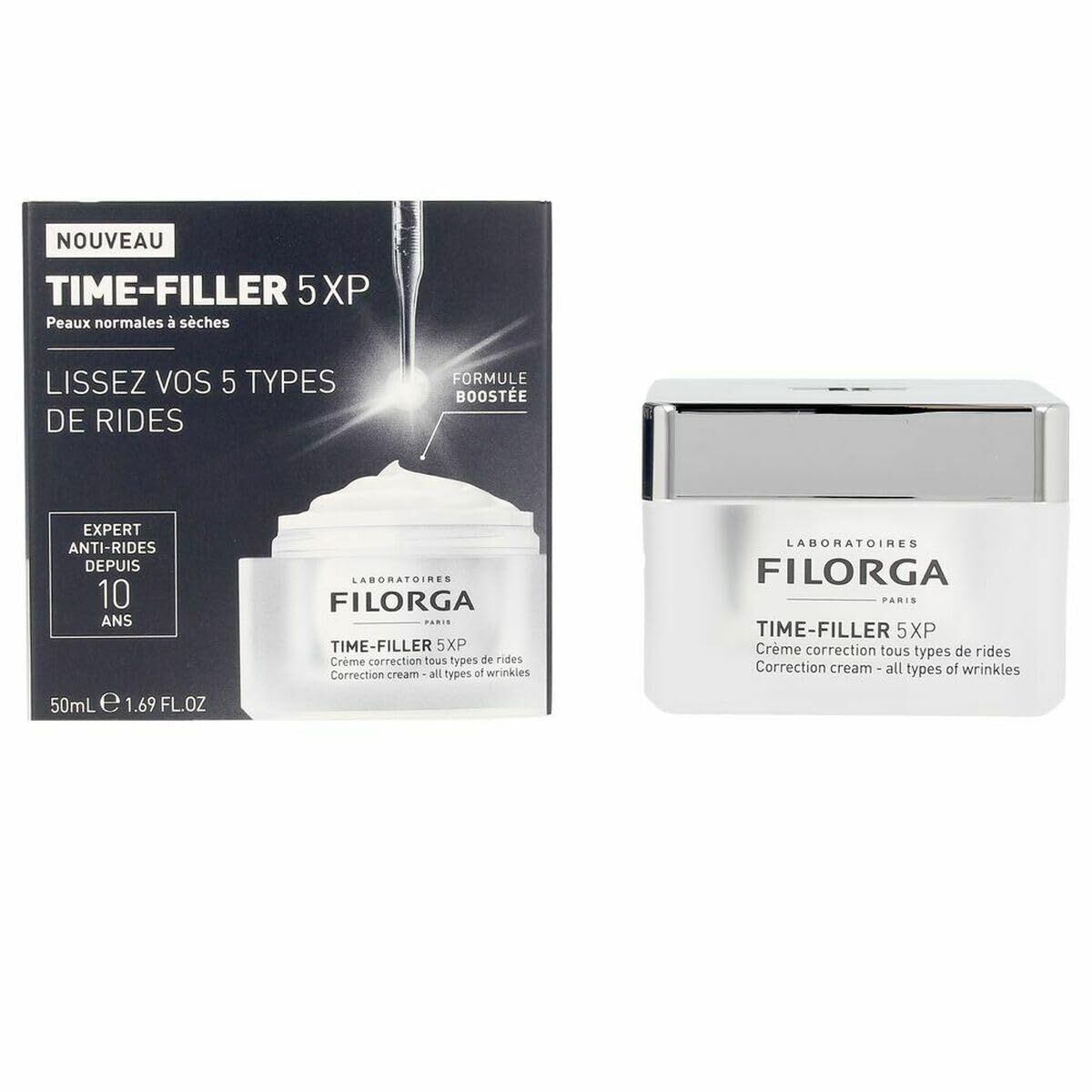 Facial Cream Filorga TIME-FILLER 50 ml for Women skincare packaging