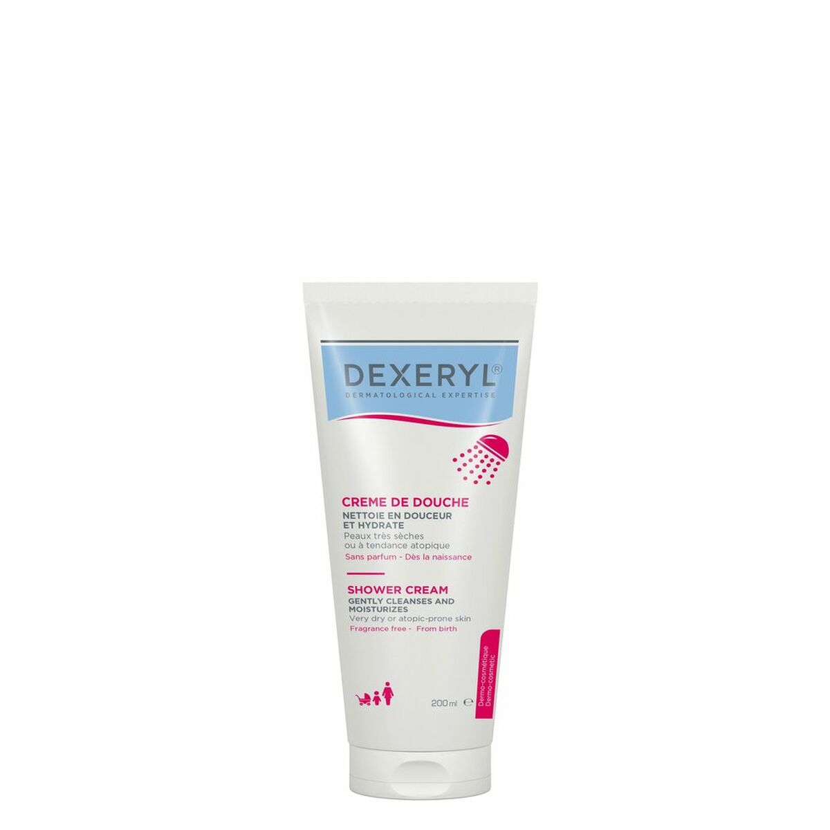 Shower Gel Dexeryl SHOWER 200 ml skincare packaging