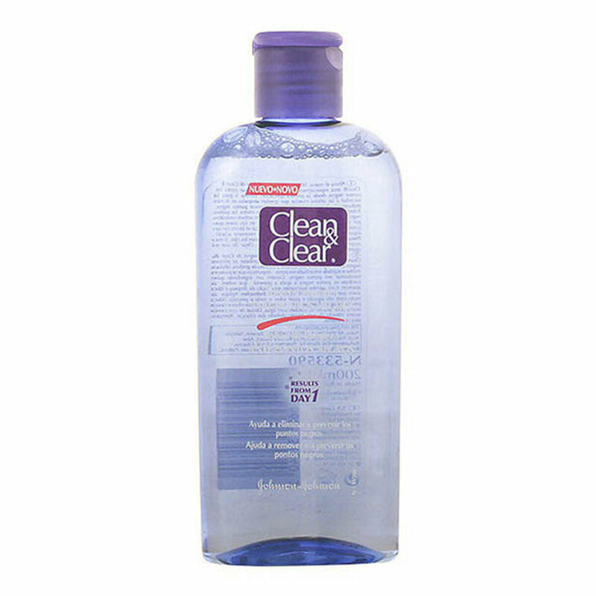Facial Toner Blackheads Clean & Clear 200 ml skincare packaging