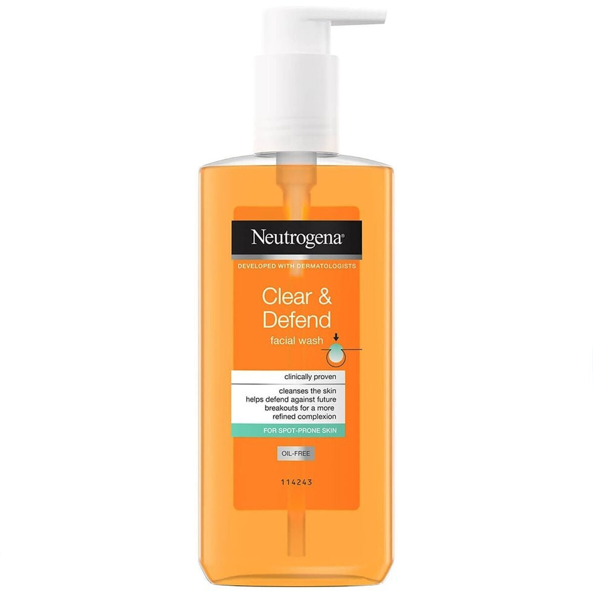 Facial Cleansing Gel Neutrogena GRANITOS PERSISTENTES 200 ml skincare packaging