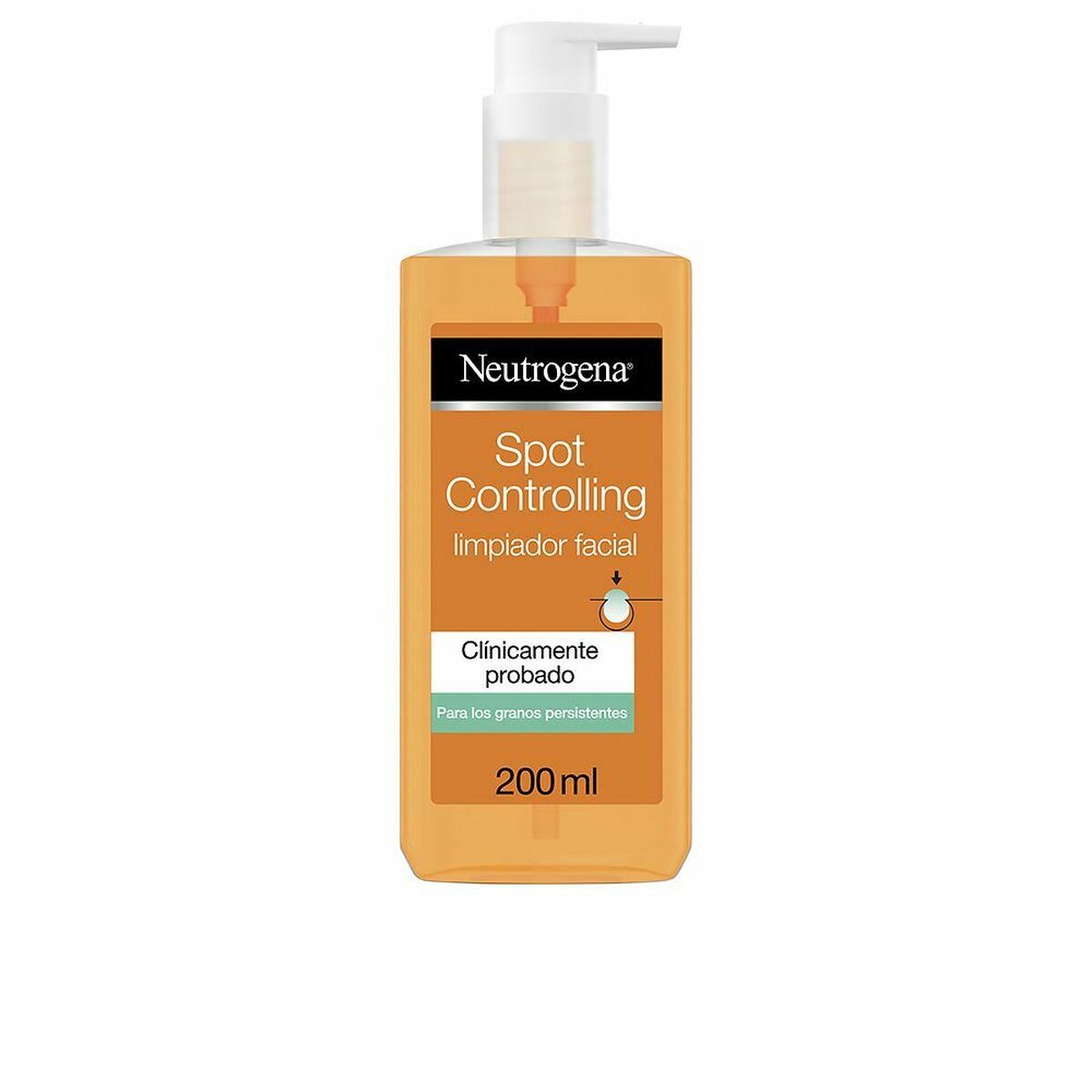 Facial Cleansing Gel Neutrogena Granitos Persistentes 200 ml skincare packaging