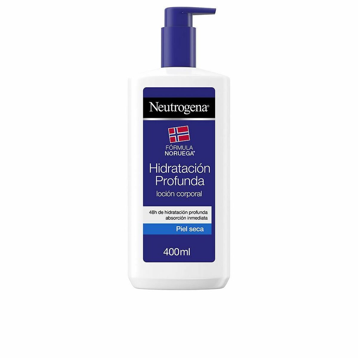 Hydrating Body Lotion Neutrogena Hidratación Profunda 400 ml Dry Skin instant Absorption skincare packaging
