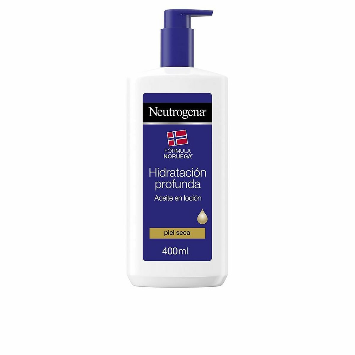 Hydrating Body Lotion Neutrogena Hidratación Profunda 400 ml Dry Skin Oil skincare packaging