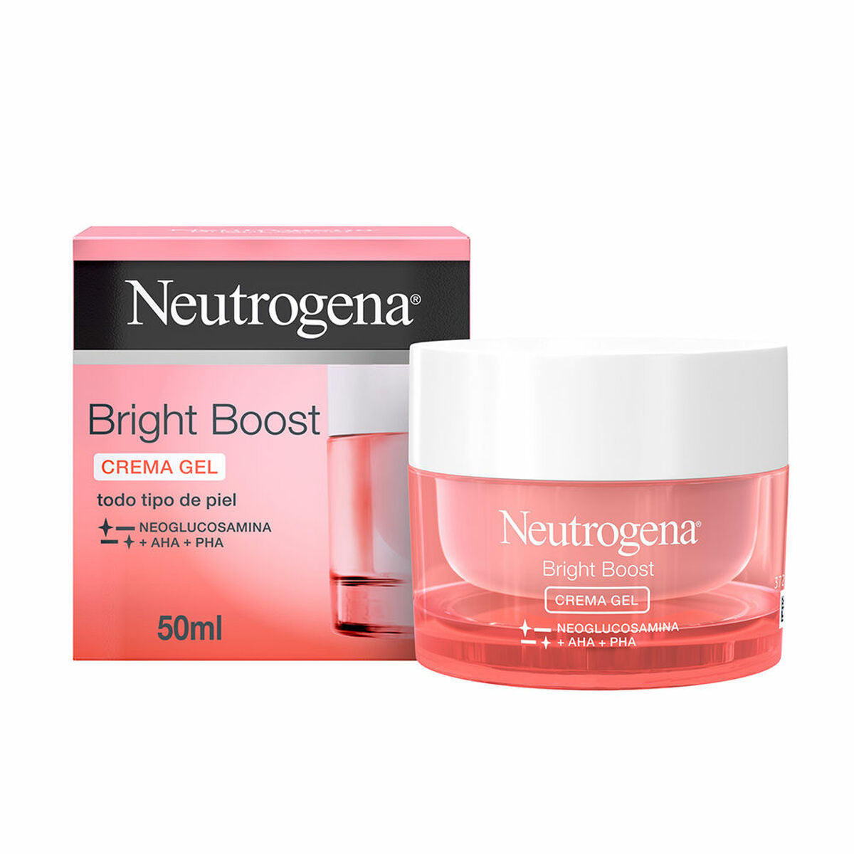 Facial Cream Neutrogena Bright Boost 50 ml Highlighter for Women skincare packaging