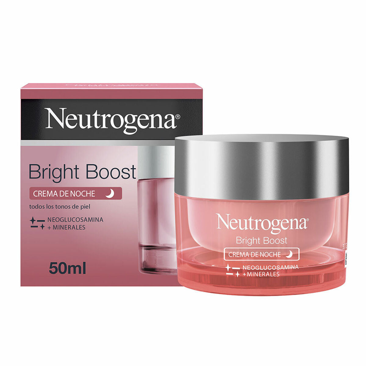 Night-time Anti-aging Cream Neutrogena Bright Boost 50 ml for Women skincare packaging