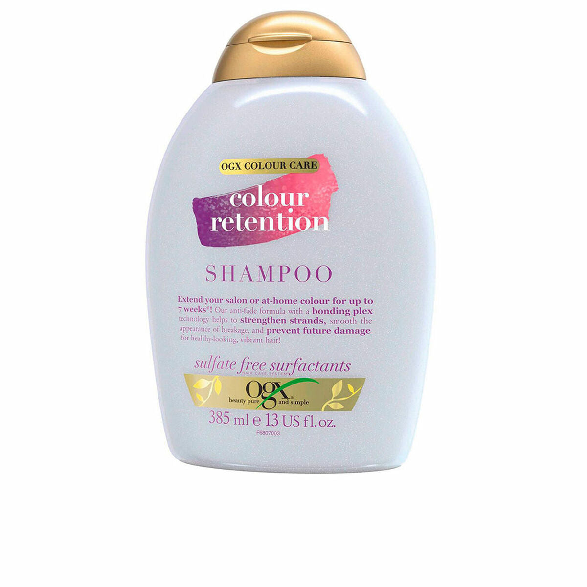 Shampoo for Coloured Hair OGX COLOUR RETENTION 385 ml for Women shampoo bottle