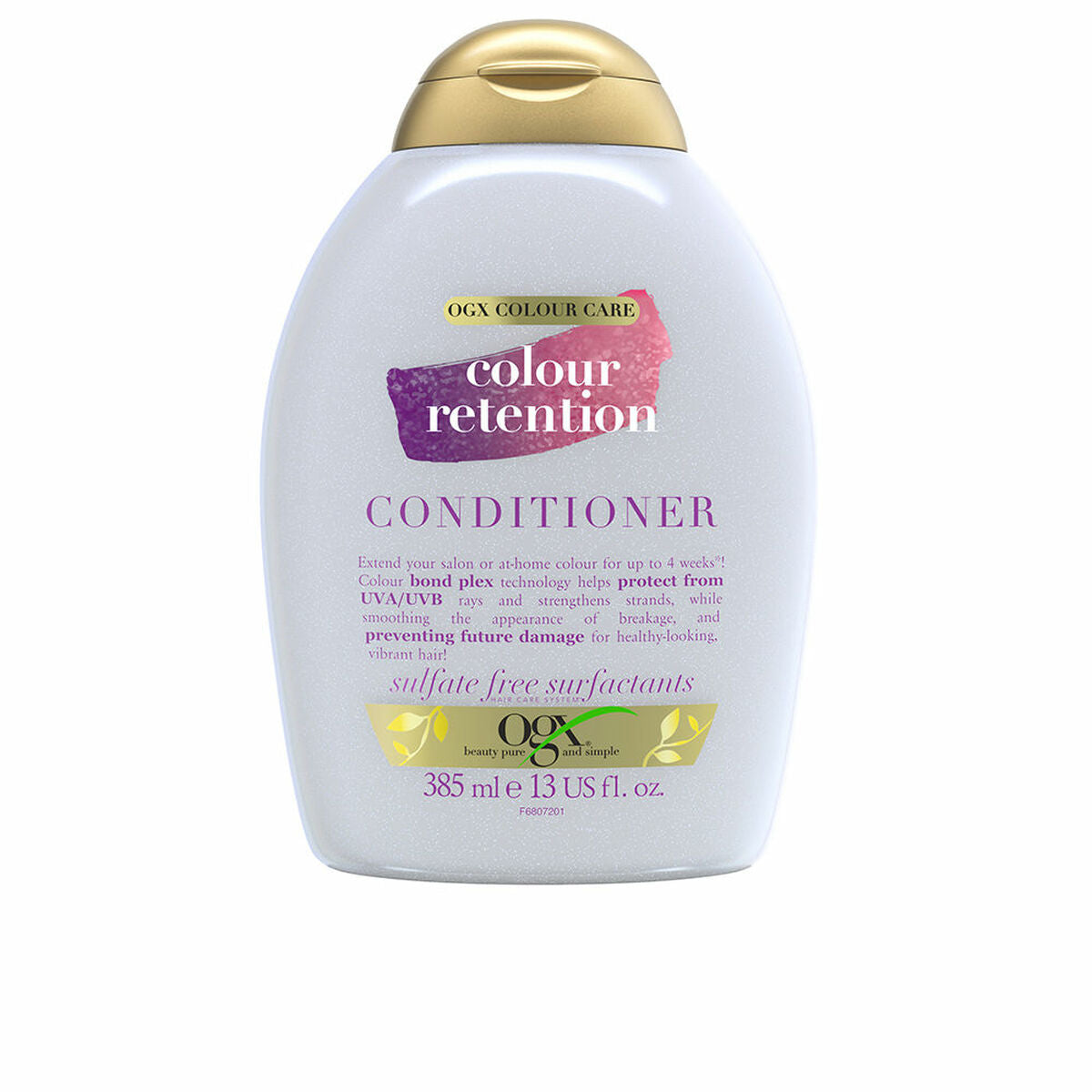 Colour Protecting Conditioner OGX COLOUR RETENTION 385 ml for Women conditioner bottle