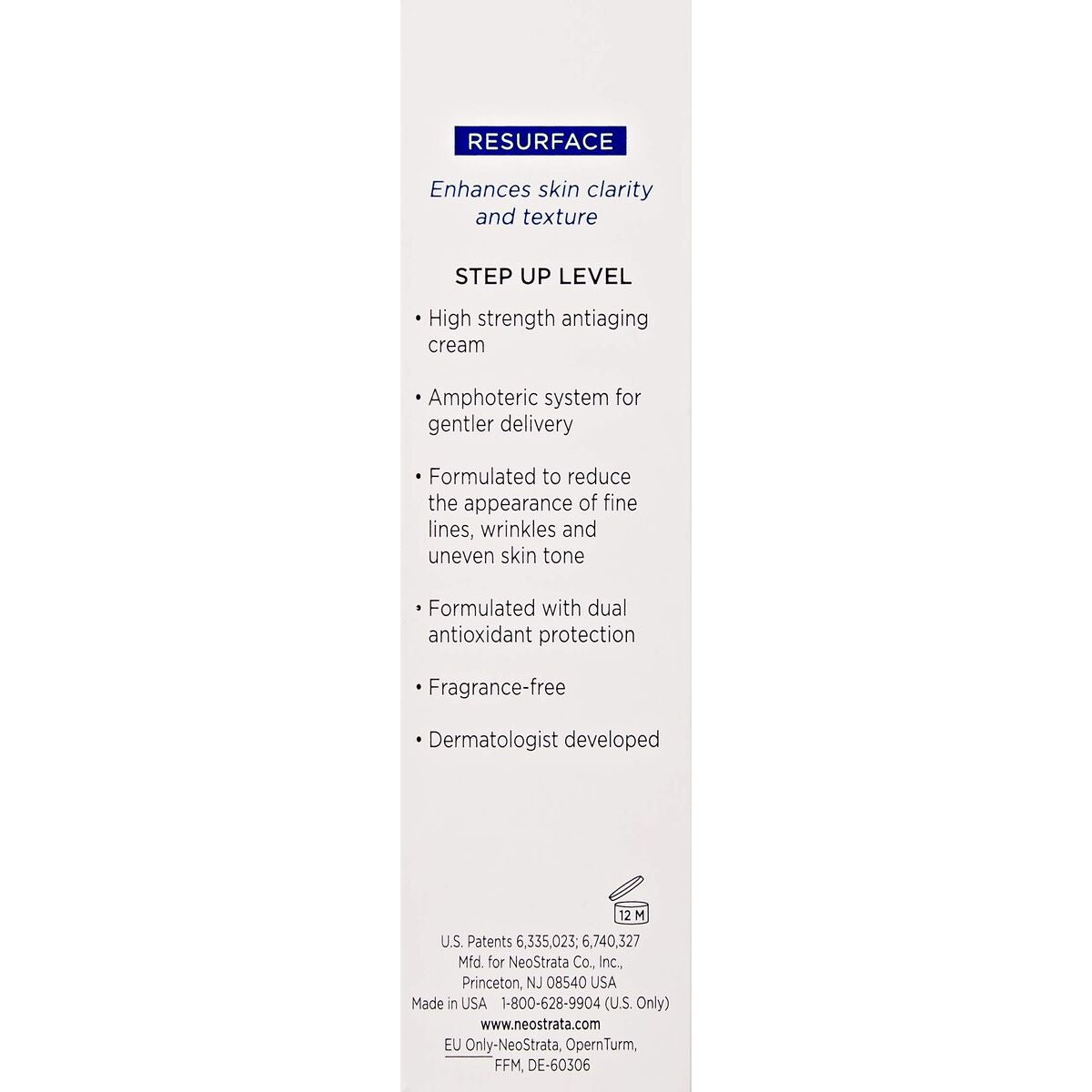 Facial Cream Neostrata RESURFACE 30 ml skincare packaging