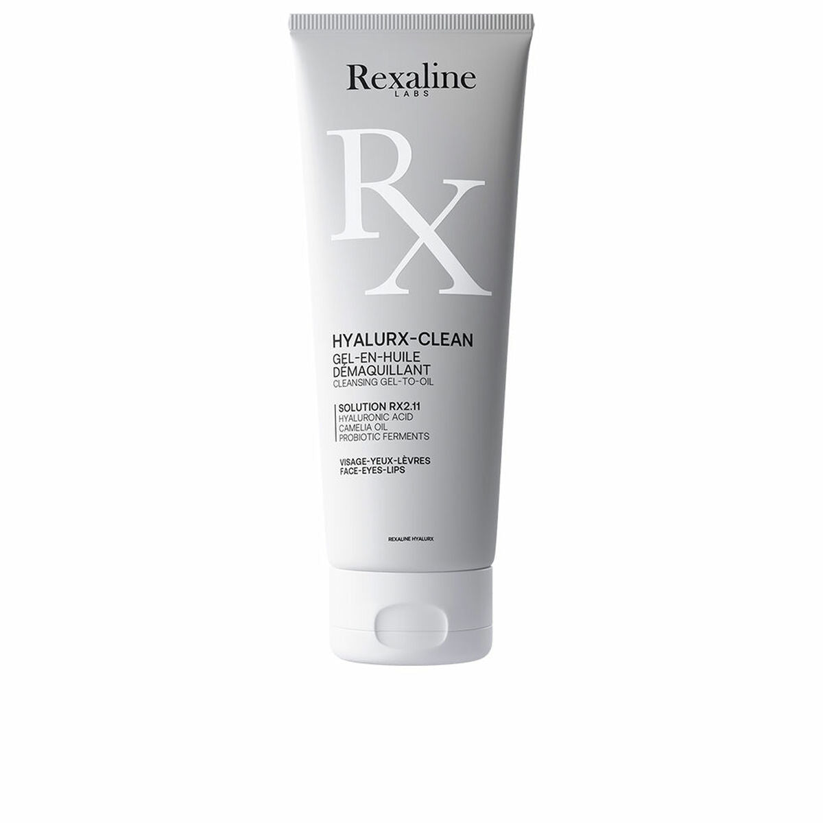Make-up Remover Oil Rexaline HYALURX 125 ml product packaging