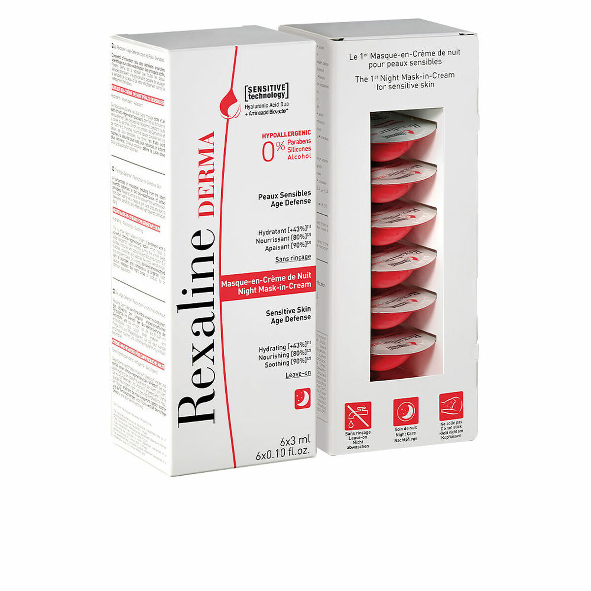 Facial Mask Rexaline 3 ml mask packaging