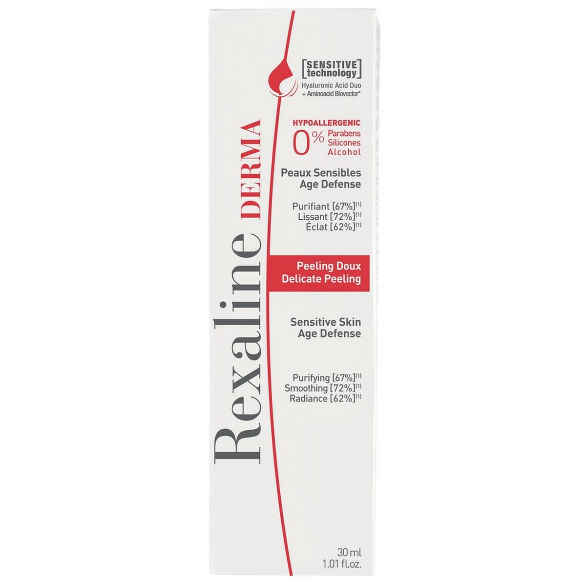 Facial Exfoliator Rexaline Derma Repair Soft 30 ml product packaging