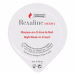 Moisturising Overnight Mask Rexaline Derma 3 ml 75 ml 3 ml x 6 Sensitive skin for Women mask packaging