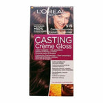 Dye No Ammonia L'Oreal Make Up Casting Creme Gloss Chocolate Chestnut Nº 515-Chocolate Helado 180 ml skincare packaging