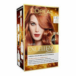 Permanent Dye L'Oreal Make Up EXCELLENCE Golden Copper Red Nº 7,43 Rubio Cobrizo Dorado (1 Unit) product packaging