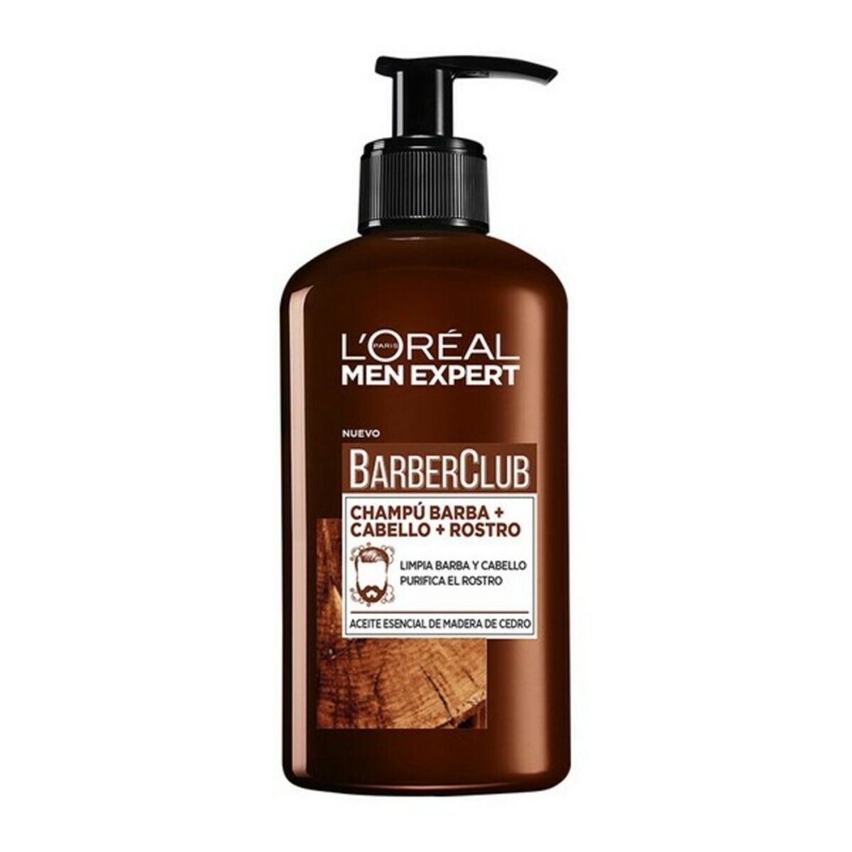 Beard Shampoo L'Oreal Make Up A9398200 200 ml shampoo bottle