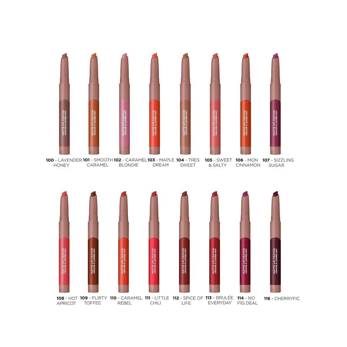 Lipstick L'Oreal Make Up Infaillible 112-spice of life (2,5 g) 2.5 g makeup packaging