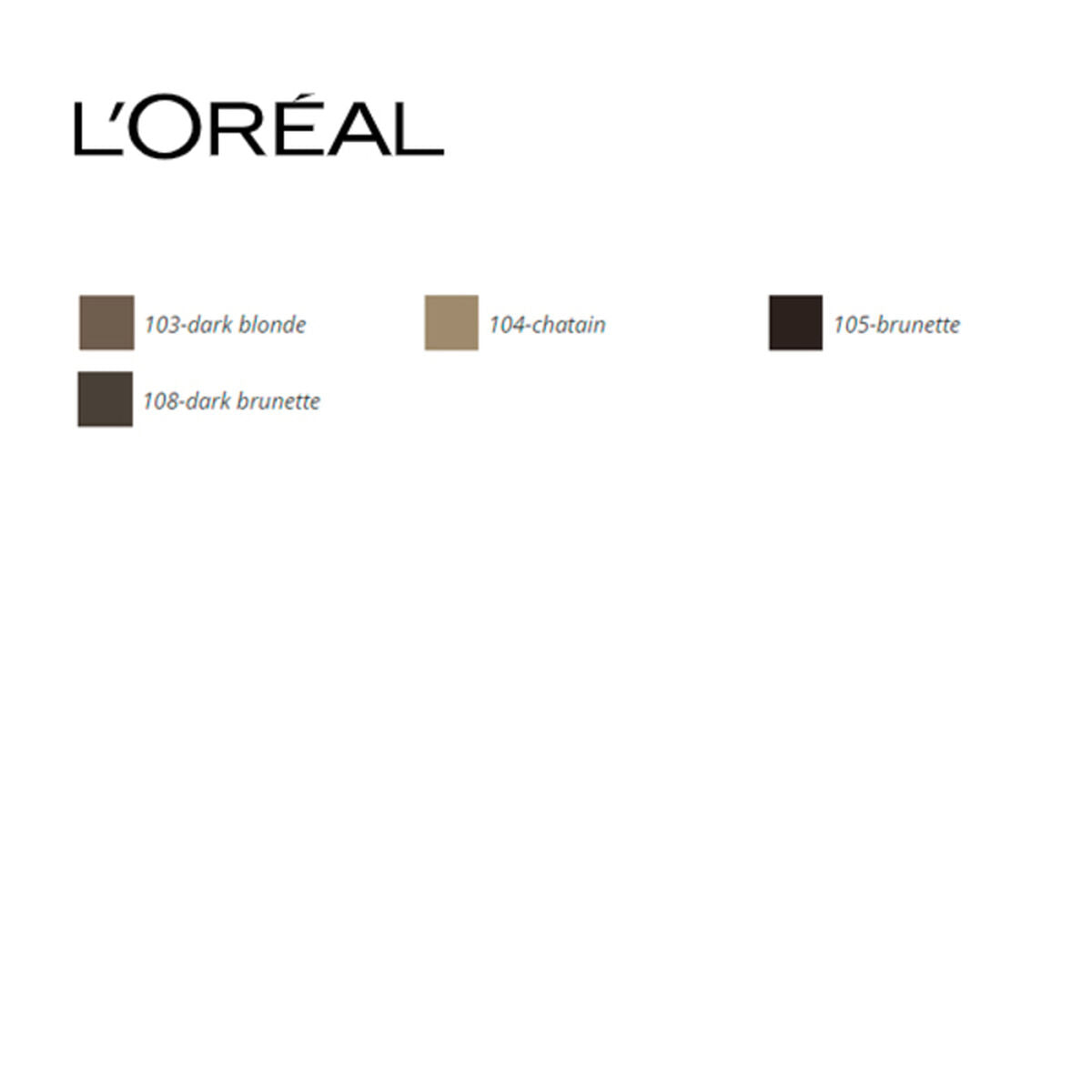 Eyebrow Pencil Skinny Definer L'Oreal Make Up (1,2 g) 1.2 g product packaging