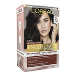 Dye No Ammonia L'Oreal Make Up Excellence 2u-darkest brunette Nº 2u-Darkest Brunette (5 Units) product packaging