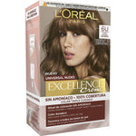Permanent Dye L'Oreal Make Up Excellence Dark Blonde Nº 6u-Dark Blonde (5 Units) product packaging